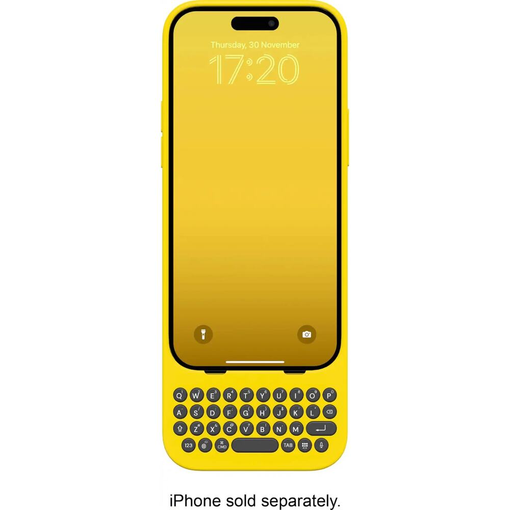 Clicks Keyboard Case iPhone 15 Pro Premium Typing Experience Bumble Bee OPEN BOX